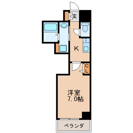 PONTE ALTO新栄の物件間取画像